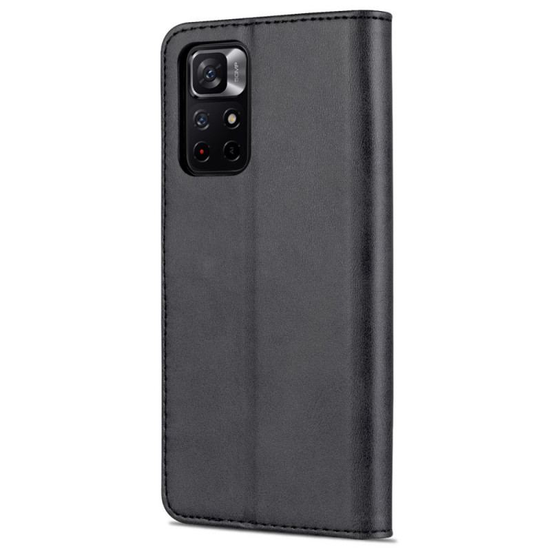 Flip Cover Poco M4 Pro 5G Azns Imiteret Læder