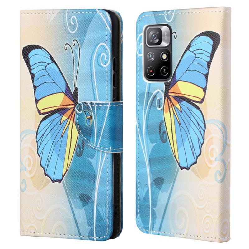 Flip Cover Poco M4 Pro 5G Design Sommerfugle