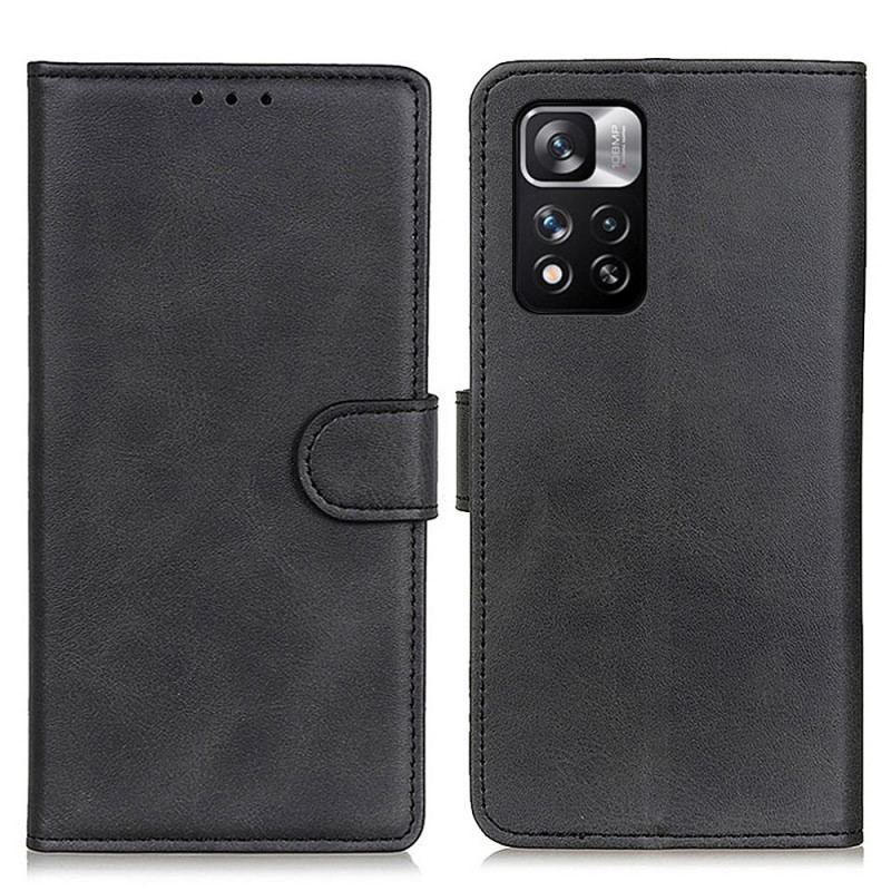 Flip Cover Poco M4 Pro 5G Effekt Af Mat Læder