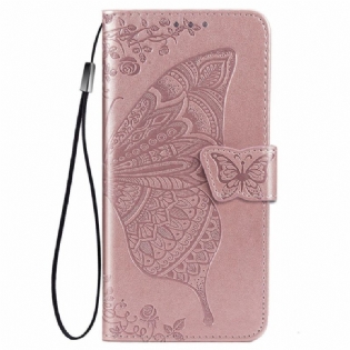 Flip Cover Poco M4 Pro 5G Halve Sommerfugle