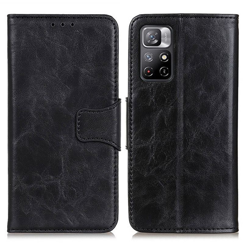 Flip Cover Poco M4 Pro 5G Split Læder Vendbar Lås