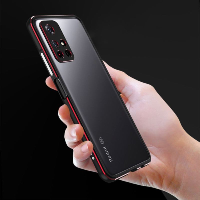 Mobilcover Poco M4 Pro 5G Beskyttelsessæt Beskyttelse Af Kofangerramme Og Bagfotomodul