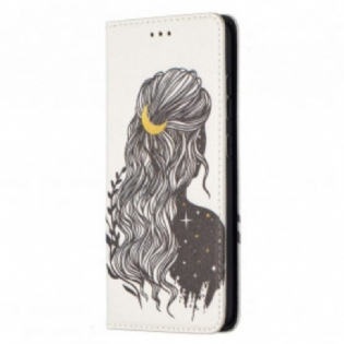 Cover Samsung Galaxy A52 4G / A52 5G / A52s 5G Flip Cover Smuk Hår