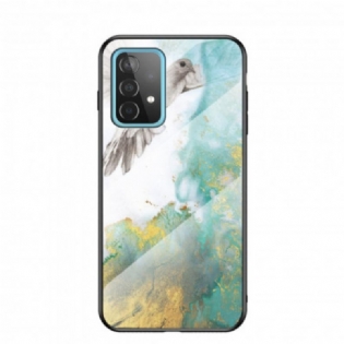 Cover Samsung Galaxy A52 4G / A52 5G / A52s 5G Marmorfarver Hærdet Glas