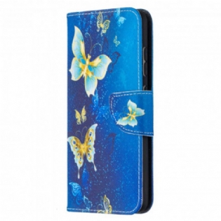 Flip Cover Samsung Galaxy A52 4G / A52 5G / A52s 5G Sommerfugle Konger