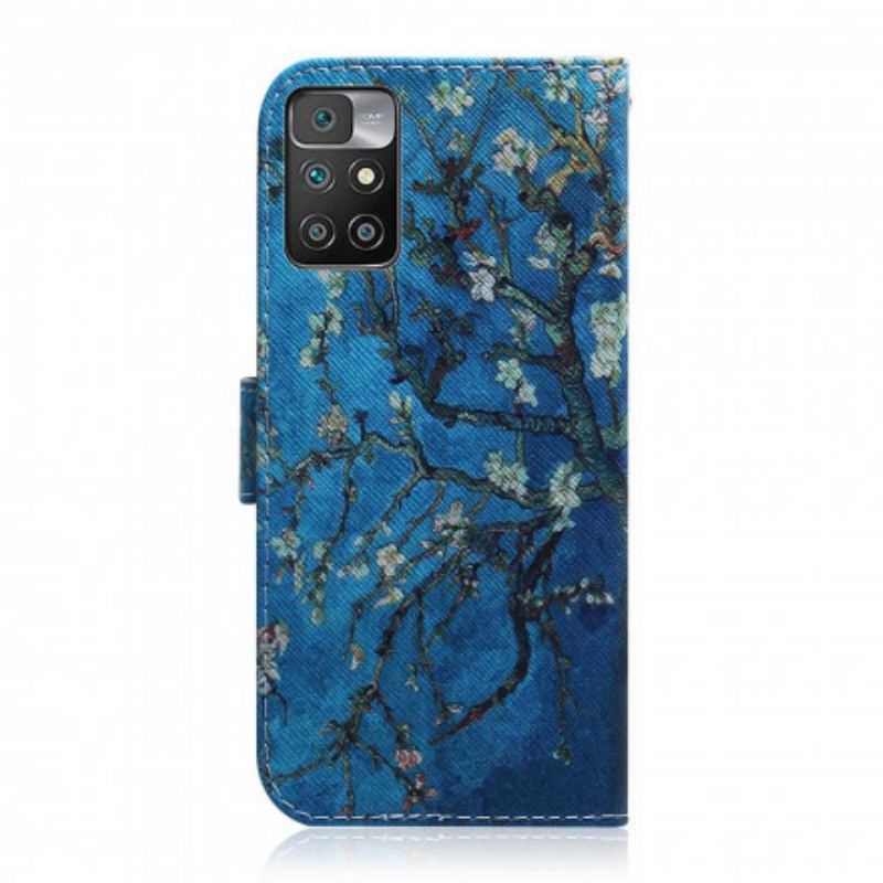 Flip Cover Xiaomi Redmi 10 Blomstrende Trægren
