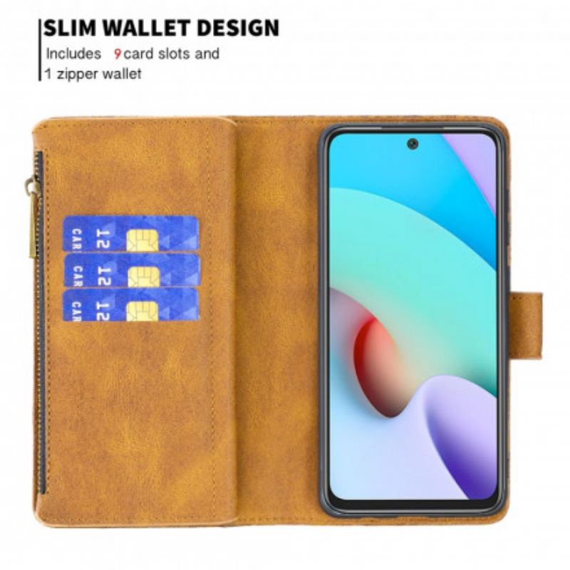 Flip Cover Xiaomi Redmi 10 Butterfly Barok Lynlåslomme