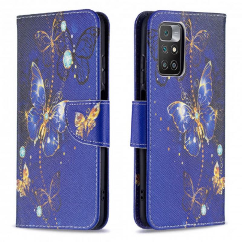 Flip Cover Xiaomi Redmi 10 Utrolige Sommerfugle