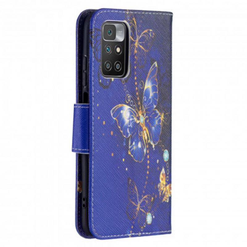 Flip Cover Xiaomi Redmi 10 Utrolige Sommerfugle