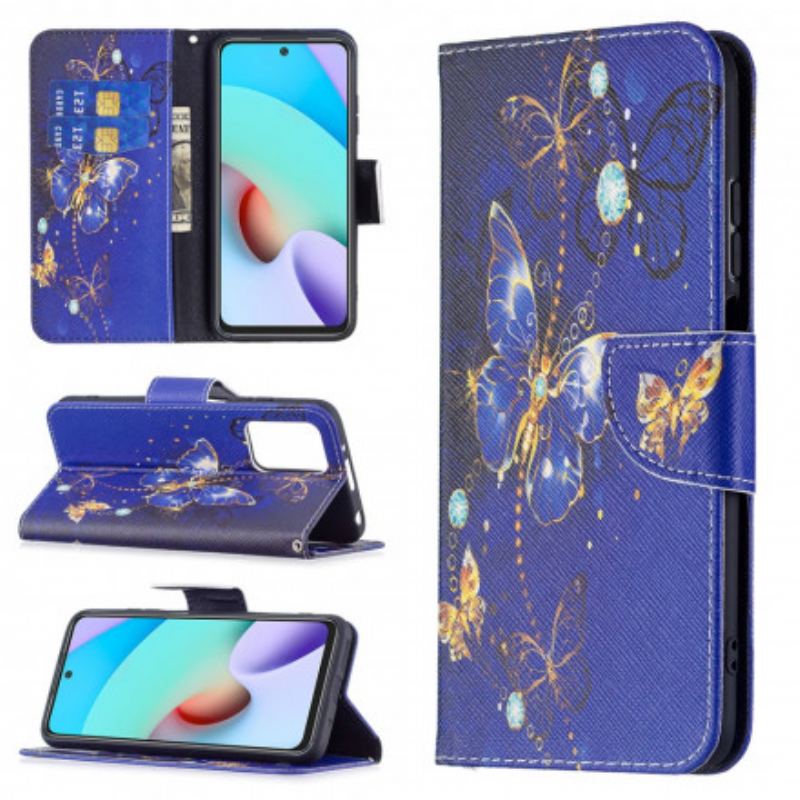 Flip Cover Xiaomi Redmi 10 Utrolige Sommerfugle