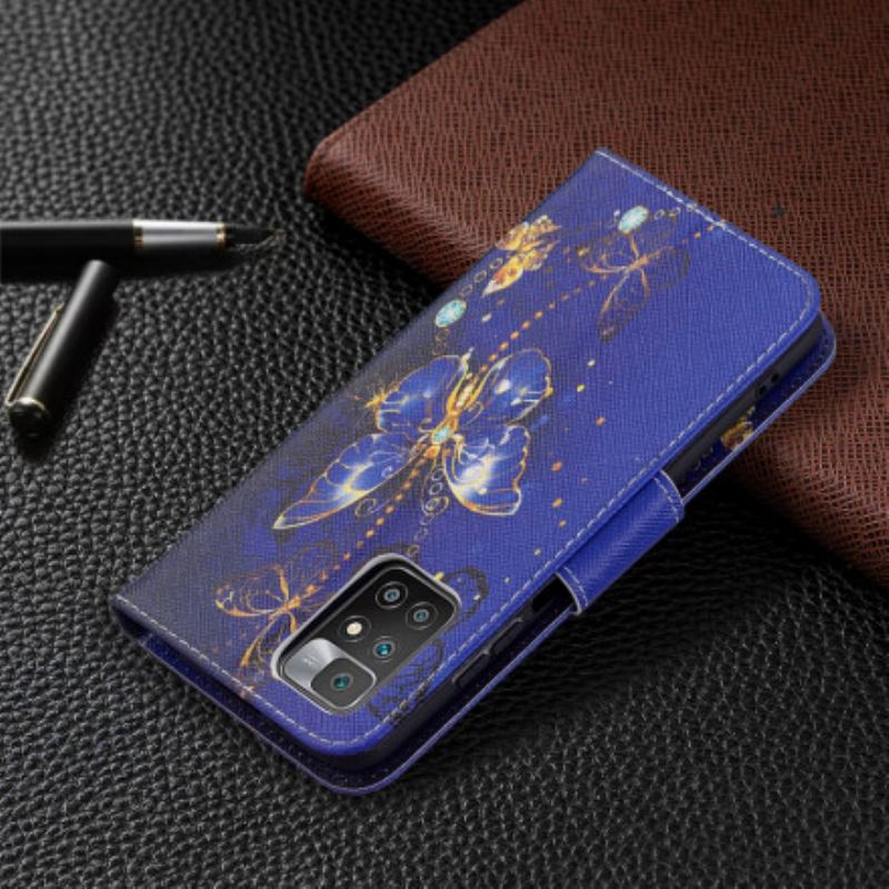 Flip Cover Xiaomi Redmi 10 Utrolige Sommerfugle