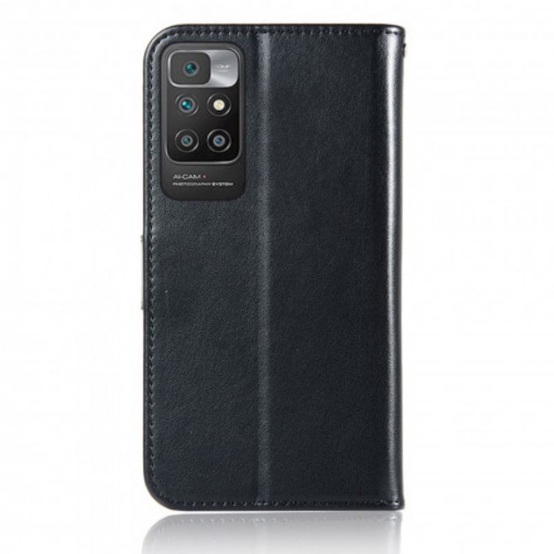 Læder Cover Xiaomi Redmi 10 Drømmefanger Ugle I Lædereffekt