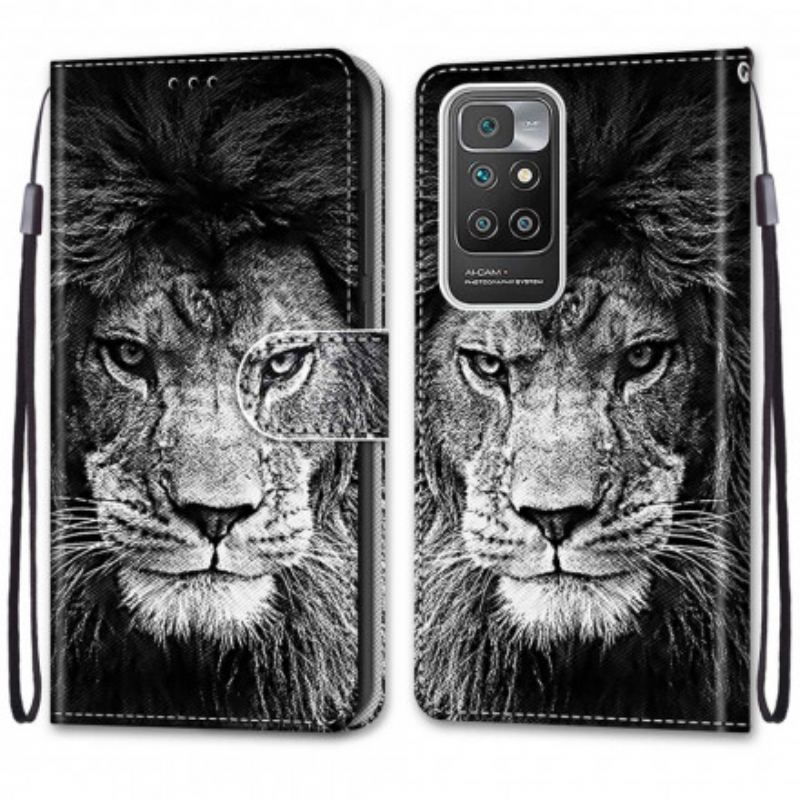 Læder Cover Xiaomi Redmi 10 Feline