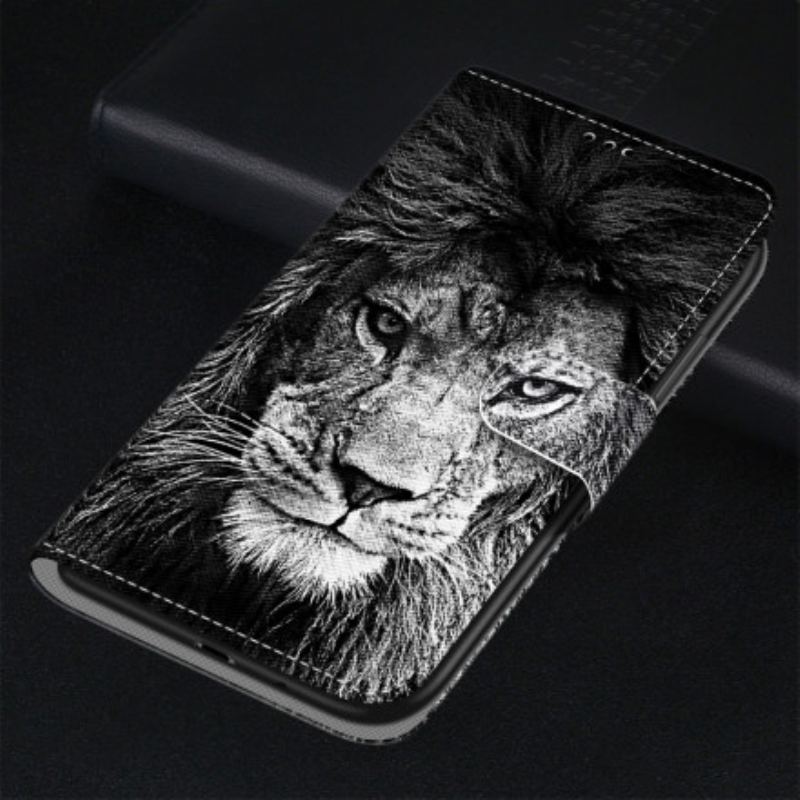 Læder Cover Xiaomi Redmi 10 Feline