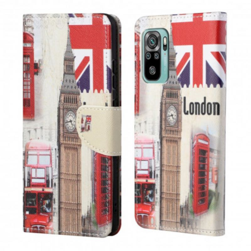 Læder Cover Xiaomi Redmi 10 London Liv