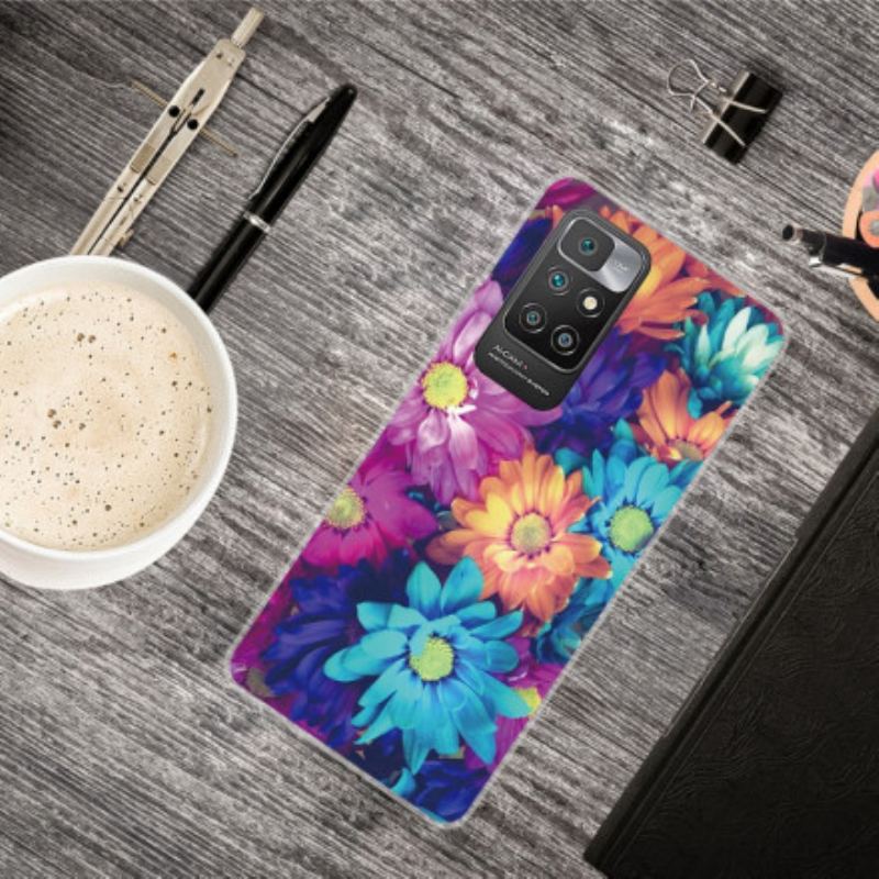 Mobilcover Xiaomi Redmi 10 Farverige Tusindfryd