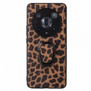 Cover Honor Magic 4 Pro Leopard Med Ringstøtte