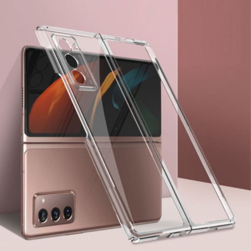 Cover Samsung Galaxy Z Fold 2 Gennemsigtige Metalliske Kanter Gkk