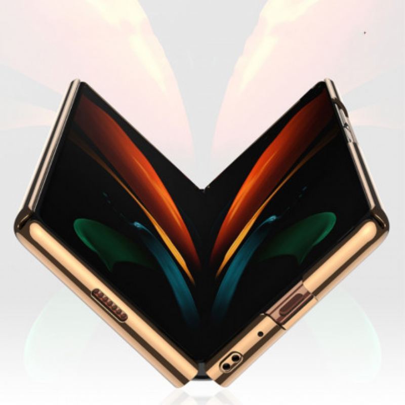 Cover Samsung Galaxy Z Fold 2 Gkk Farvet Design Hærdet Glas