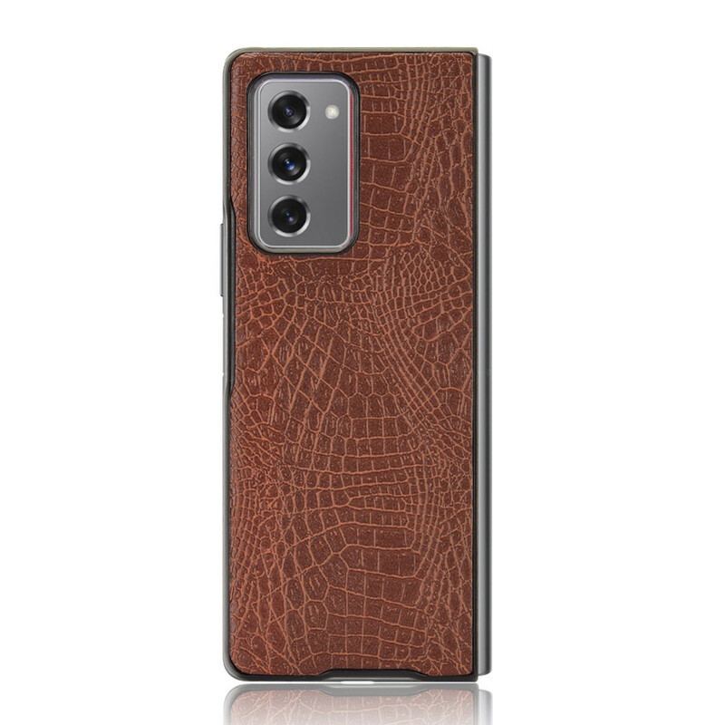 Cover Samsung Galaxy Z Fold 2 Krokodillehudstil