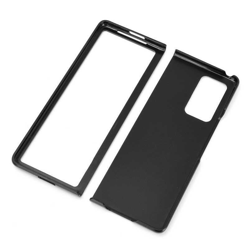 Cover Samsung Galaxy Z Fold 2 Tricolor Litchi Imiteret Læder