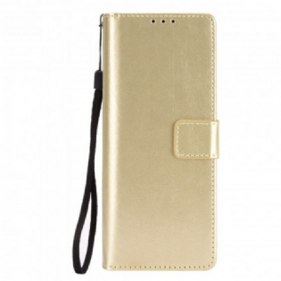 Flip Cover Samsung Galaxy Z Fold 2 Prangende Kunstlæder
