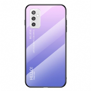 Cover Samsung Galaxy M52 5G Hærdet Glas Hej