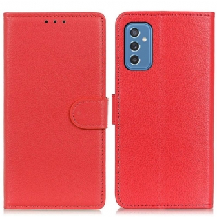 Flip Cover Samsung Galaxy M52 5G Litchi Tekstur