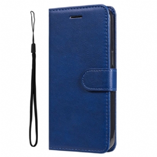 Flip Cover Samsung Galaxy M52 5G Med Snor Strappy Mat Læder