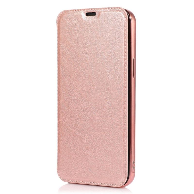 Cover iPhone 14 Flip Cover Kortholder I Imiteret Læder