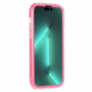 Cover iPhone 14 Gennemsigtig Kortholder