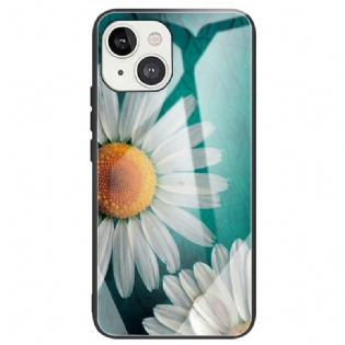 Cover iPhone 14 Hærdet Glas Blomster