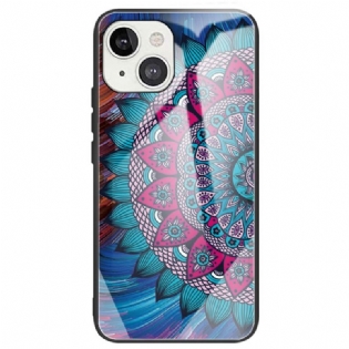Mobilcover iPhone 14 Blomstret Hærdet Glas