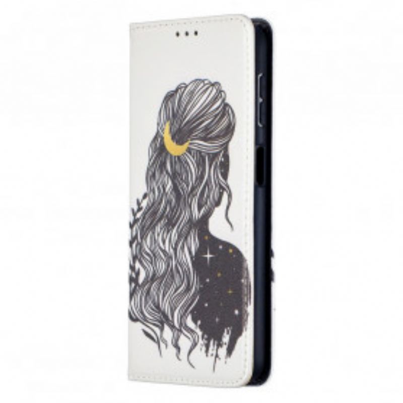 Cover Samsung Galaxy A32 5G Flip Cover Smuk Hår