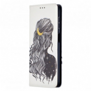 Cover Samsung Galaxy A32 5G Flip Cover Smuk Hår
