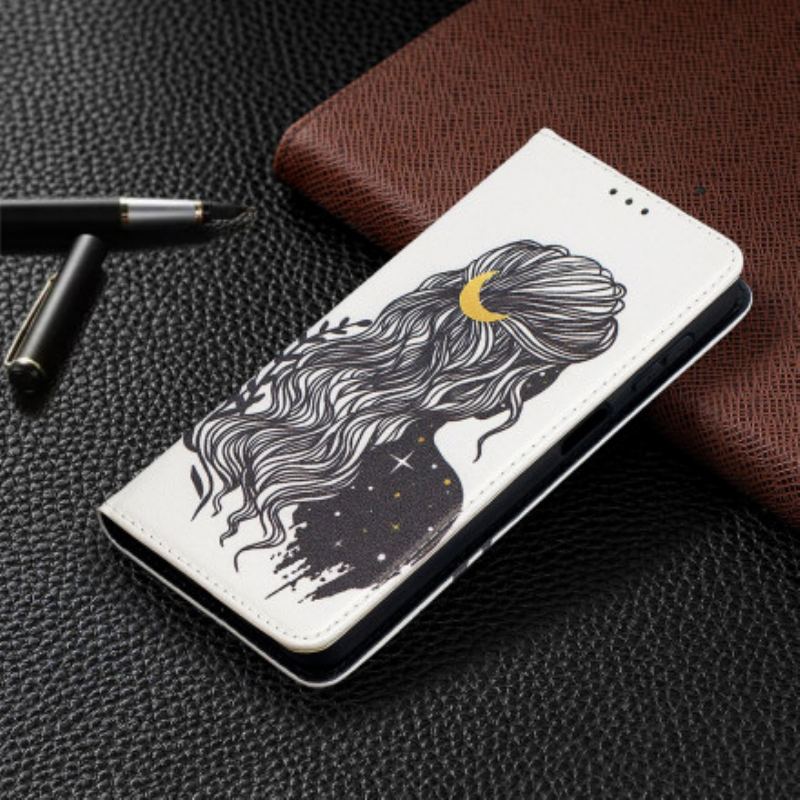 Cover Samsung Galaxy A32 5G Flip Cover Smuk Hår
