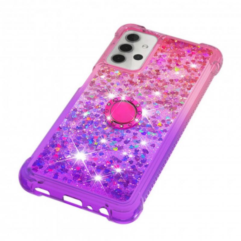 Cover Samsung Galaxy A32 5G Glitter Ring-bracket