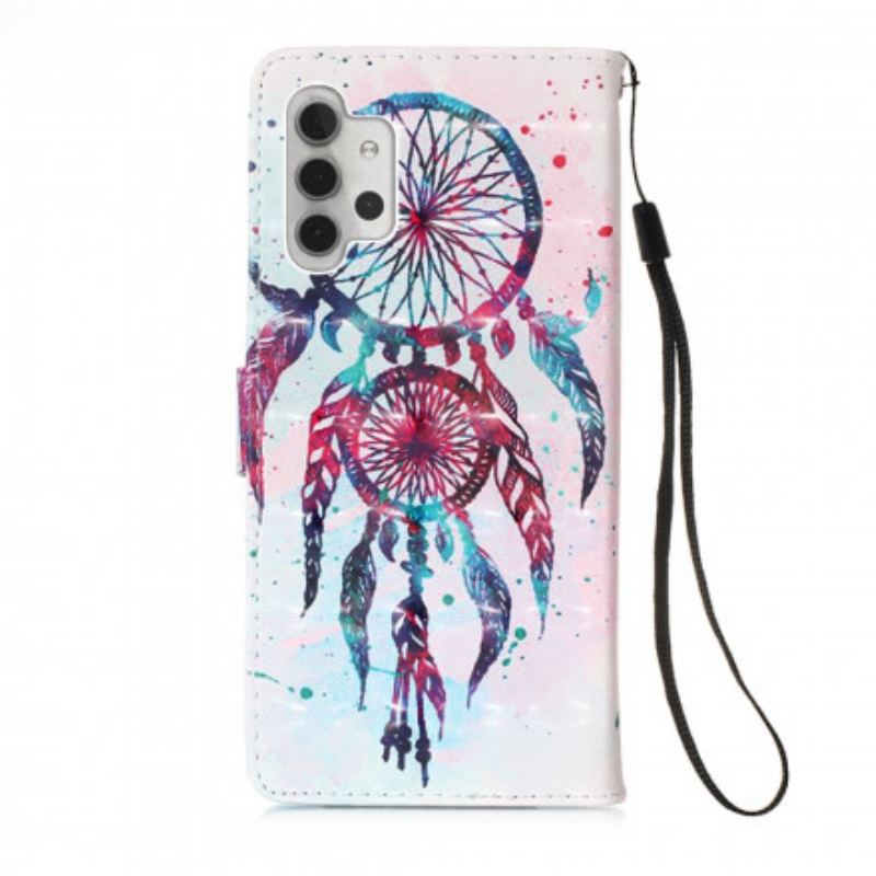 Flip Cover Samsung Galaxy A32 5G Akvarel Drømmefanger
