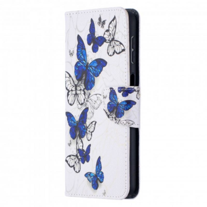 Flip Cover Samsung Galaxy A32 5G Akvarel Sommerfugle