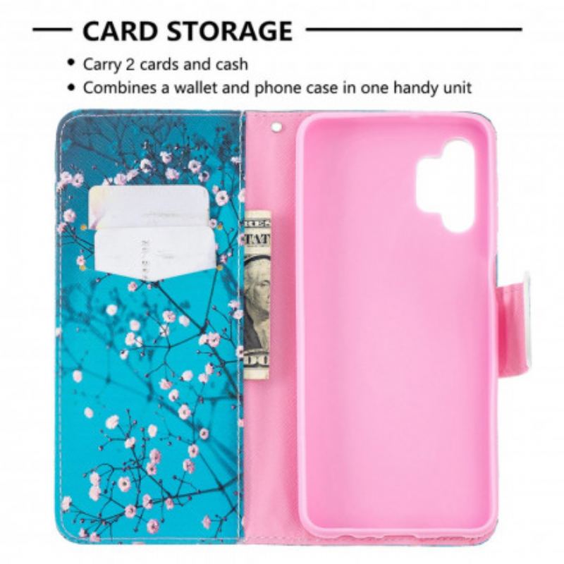 Flip Cover Samsung Galaxy A32 5G Blomstrende Træ