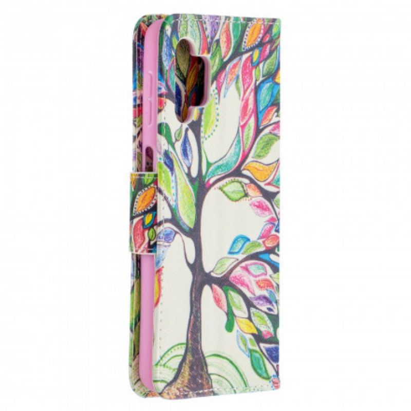 Flip Cover Samsung Galaxy A32 5G Farverigt Træ