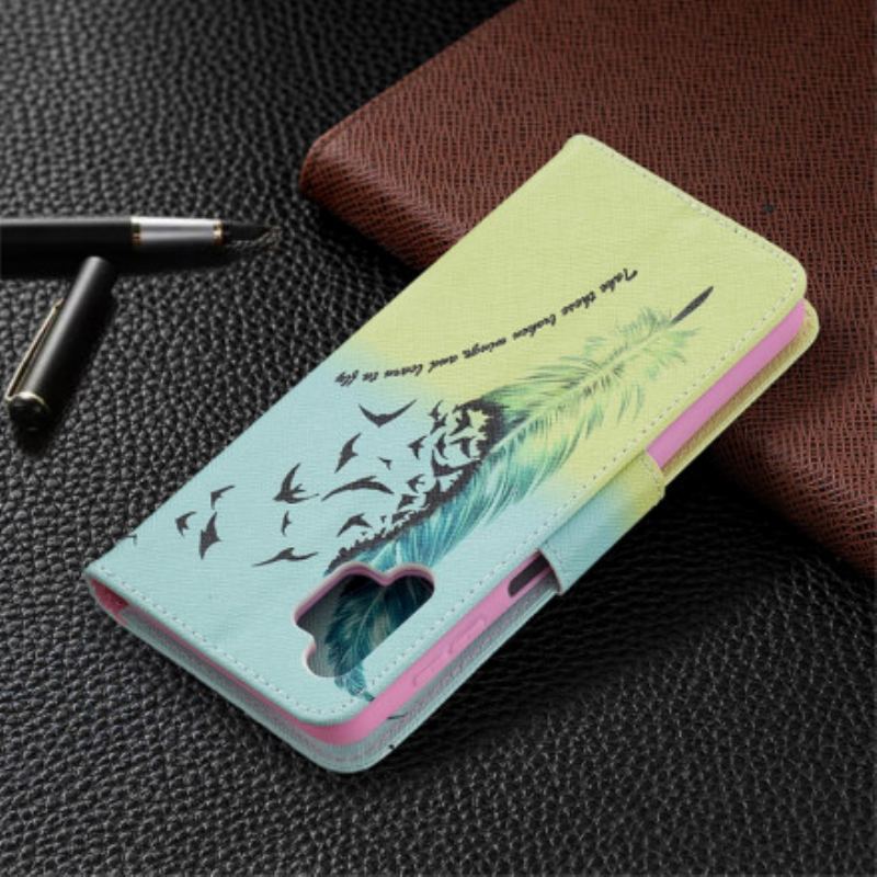 Flip Cover Samsung Galaxy A32 5G Lære At Flyve