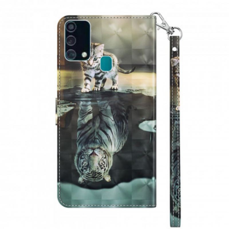 Flip Cover Samsung Galaxy A32 5G Lys Spot Ernest The Tiger