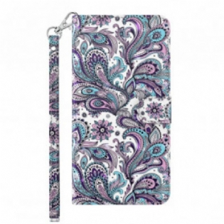 Flip Cover Samsung Galaxy A32 5G Lyse Pletblomstermønstre