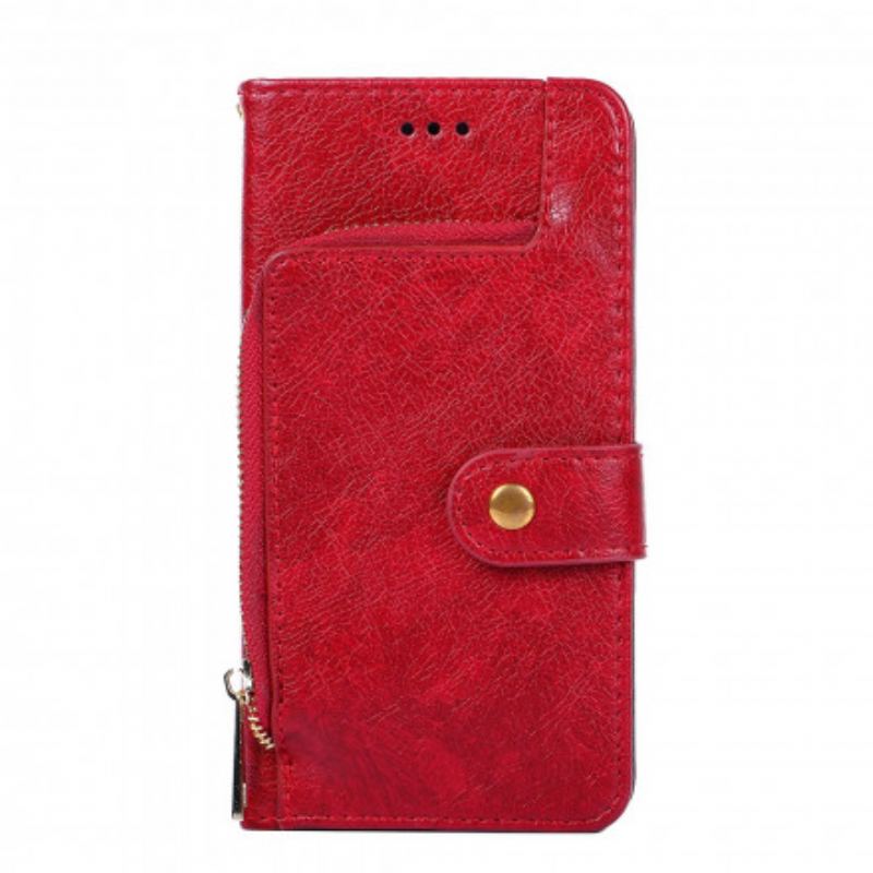 Flip Cover Samsung Galaxy A32 5G Møntpung Med Lynlås