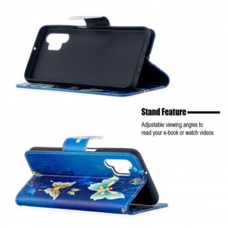 Flip Cover Samsung Galaxy A32 5G Sommerfugle Konger