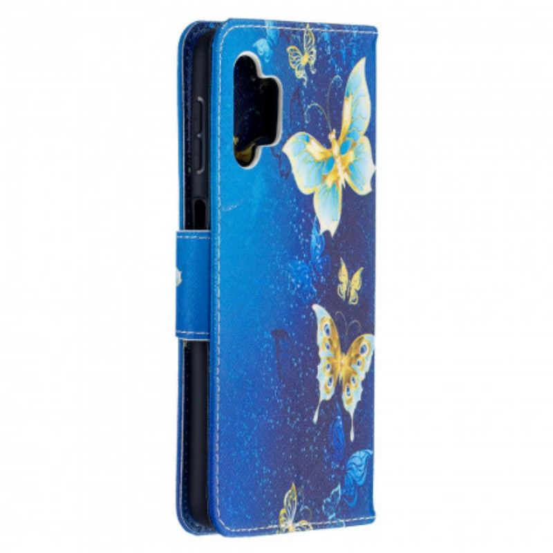 Flip Cover Samsung Galaxy A32 5G Sommerfugle Konger