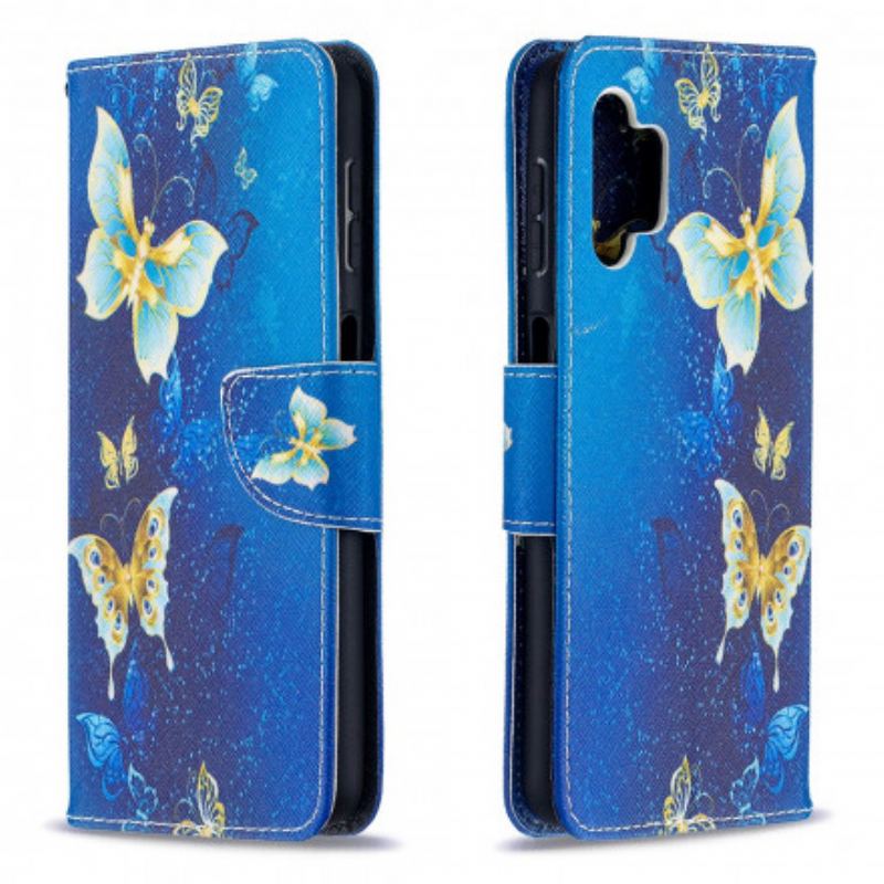 Flip Cover Samsung Galaxy A32 5G Sommerfugle Konger