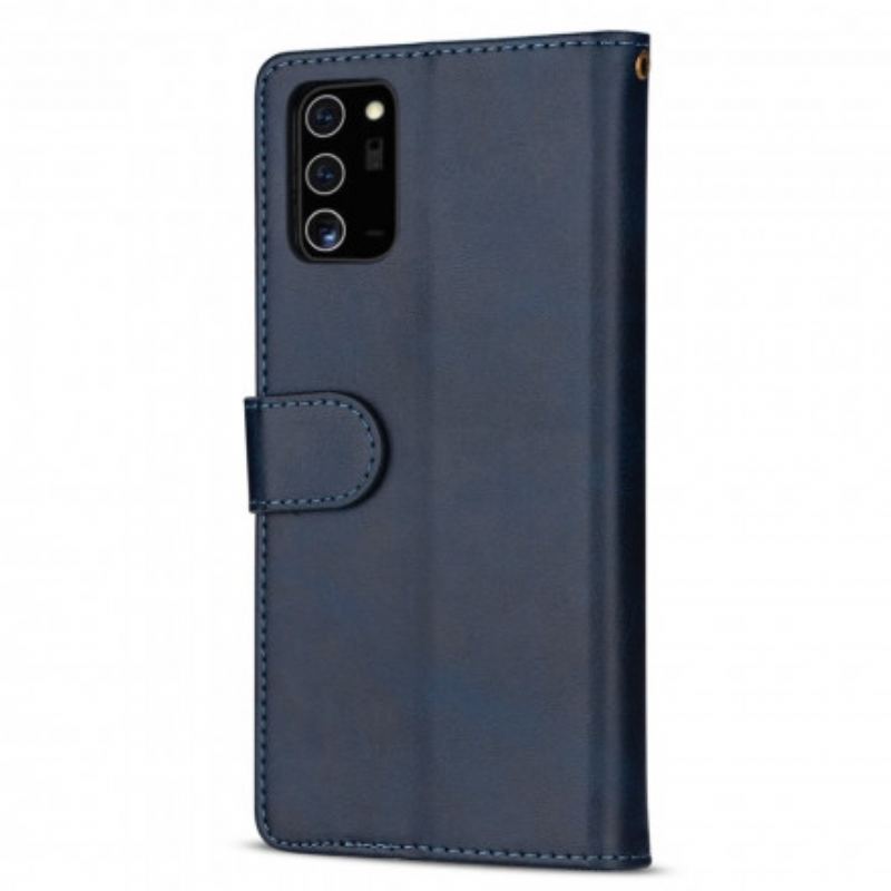 Læder Cover Samsung Galaxy A32 5G Pung Med Snor