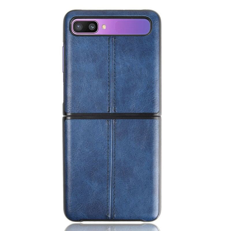 Mobilcover Samsung Galaxy Z Flip Flip Cover Couture Lædereffekt